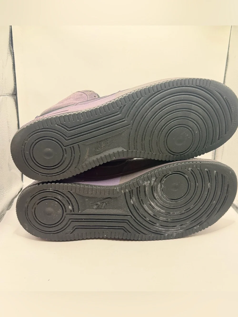 Nike Air Force 1 High ‘07 QS Harlem Mens Size 12 Purple Suede Shoes 573967-500